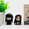 10 Style/Set Q Version Demon Slayer Sitting Ghost Doll Tanjiro Nidouzi Inosuke Zenizu Figure Action Figure Movie Model Toys Doll