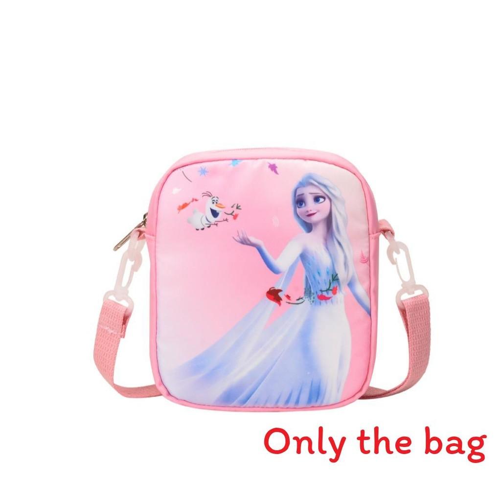 Cartoon Unicorn Elsa Pattern Children Nylon Shoulder Bag For Use Daily