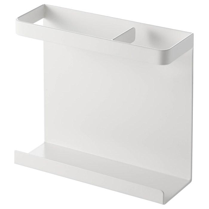 Yamazaki Magnetic Wrap Holder Plate White 2438 (W17.5 x D6 x H15.5cm)