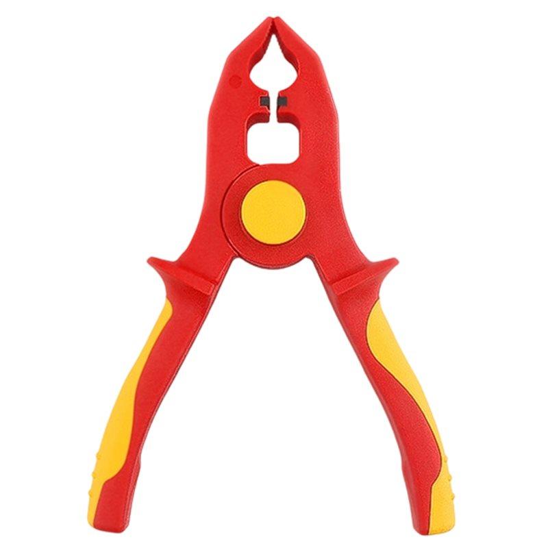 AB66-Insulated Wire Cutters 1000V Insulated Plastic Pliers Needle-Nose Pliers Electrician s Pliers Electrician Maintenance