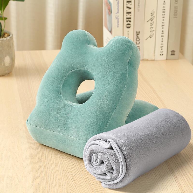 Office Nap Double-Sided Pillow for Desk or Face-Down Sleeping