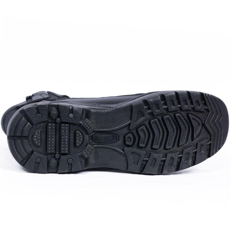 Outdoor Leisure High Top Boots Genuine Leather Breathable Training Shoes Black Sand Proof Desert Wear-resistant