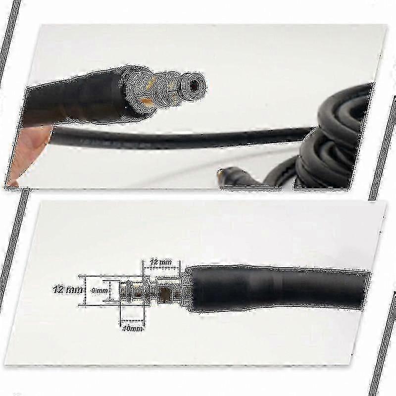 Karcher K2 K3 K4 K5 K6 K7 Pressure Washer Hose - 10m Quick Connect with Brass Tips