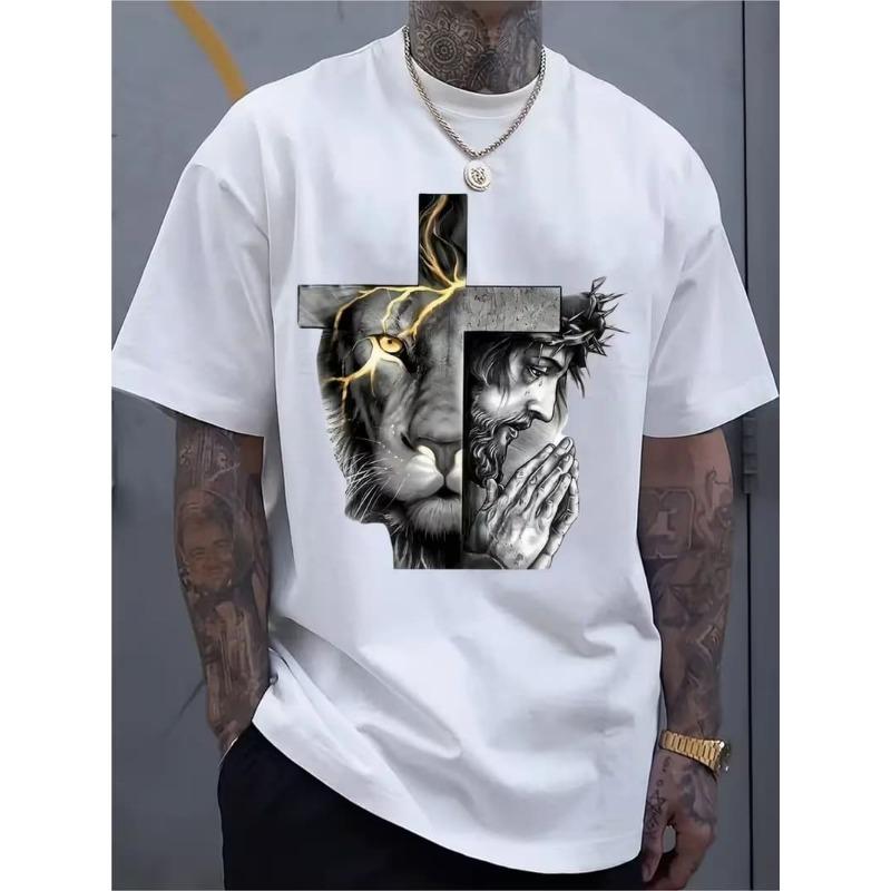 

Men s Spring and Summer Casual T-Shirts 8XL