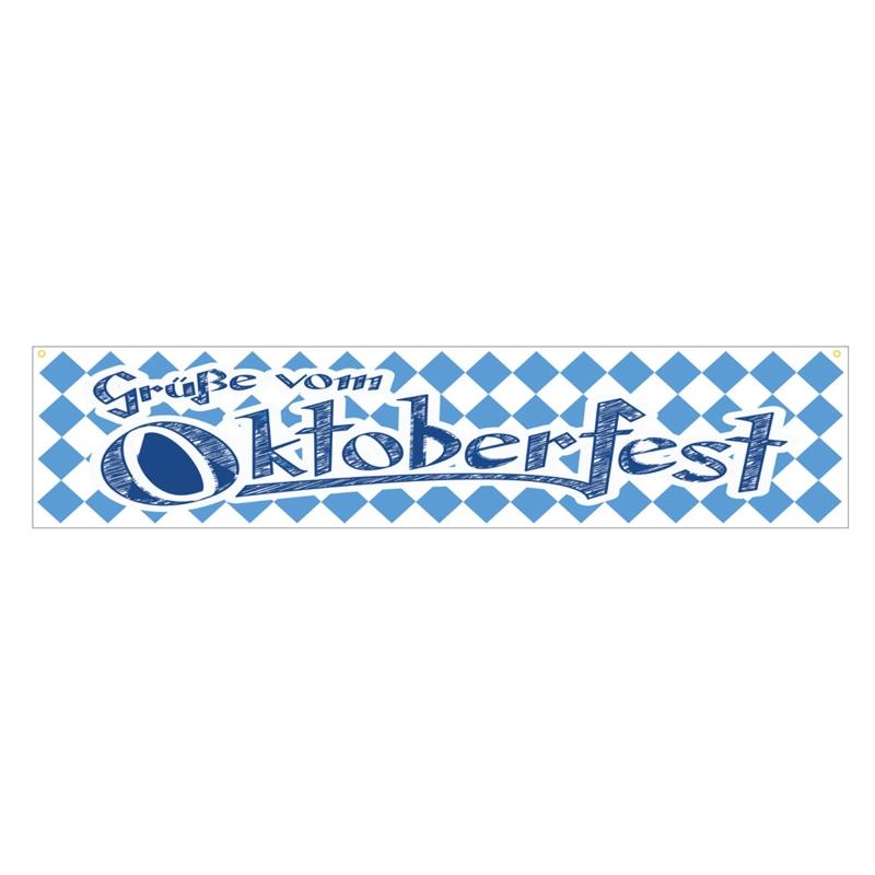 Oktoberfest Festival for Banner for Creative Polyester Reusable Hanging Flag Decor for Home Holiday Party Decoration Gif