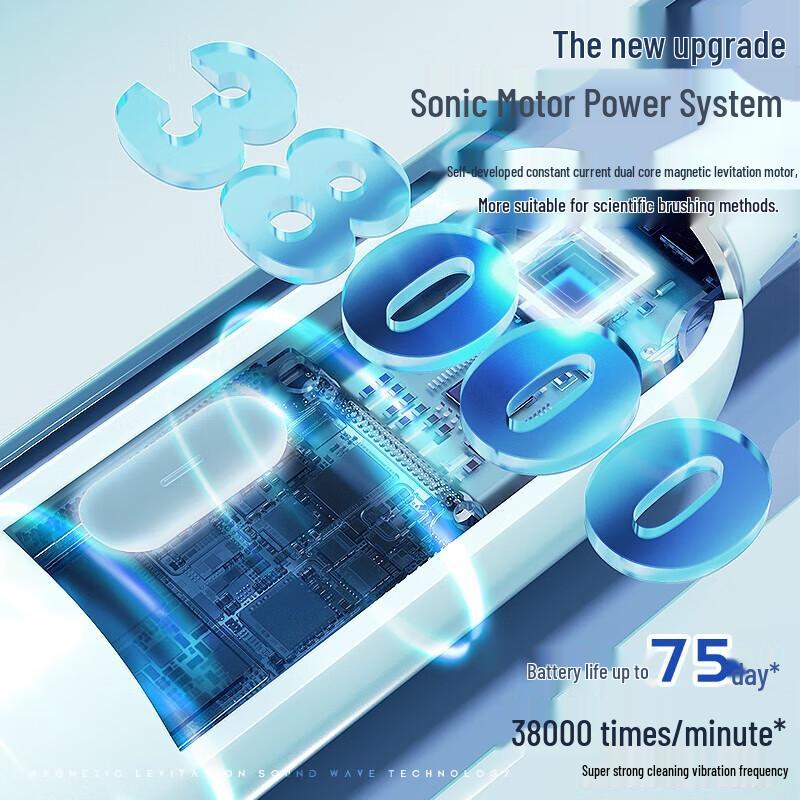 

Ebonee P1 Series Sonic Electric Toothbrush