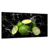 Glas-Kochfeld-Schutzplatte 90x52 Limette