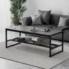 Low Table, Single Item, Width 105cm [with Movable Shelves and Storage] Center Table, Living Table, Coffee Table, Desk, Low Table, Compact, Storage