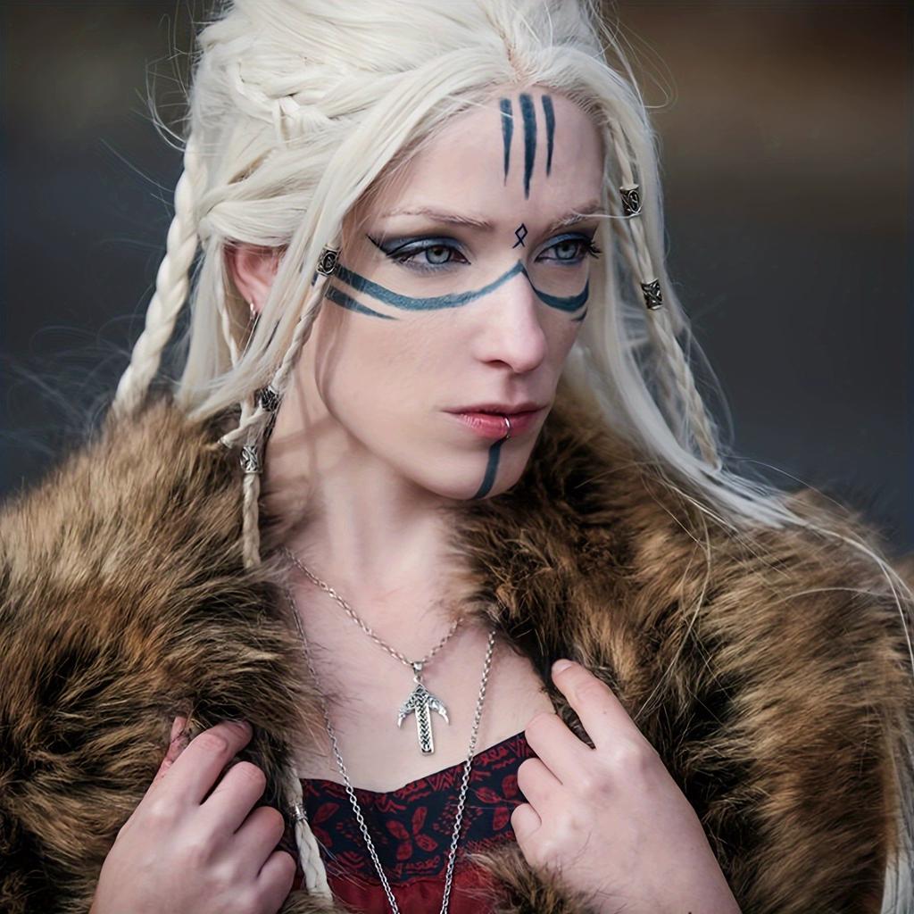 Halloween 2d cos cosplay spoof viking fur fur cape shawl fur collar
