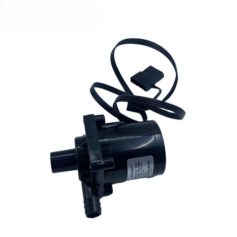 

Micro Mini Water Pump 8W 10L/M DC9-12V - Large Flow, Waterproof Brushless, Quiet - For Cooling Motorcycle, EVs, Mopeds 12V&CN чорний