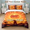 Bedding Set 1 Duvet Cover 2 Pillowcases Dragon Ball Print Soft Bed Linen Bedroom Decor