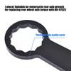 Motorrad 36mm Hinterradachsmutter Schraubenschlüssel Werkzeug Mit Ergonomischem Griff Für Einfache Bedienung Zuverlässige Radjustierungen