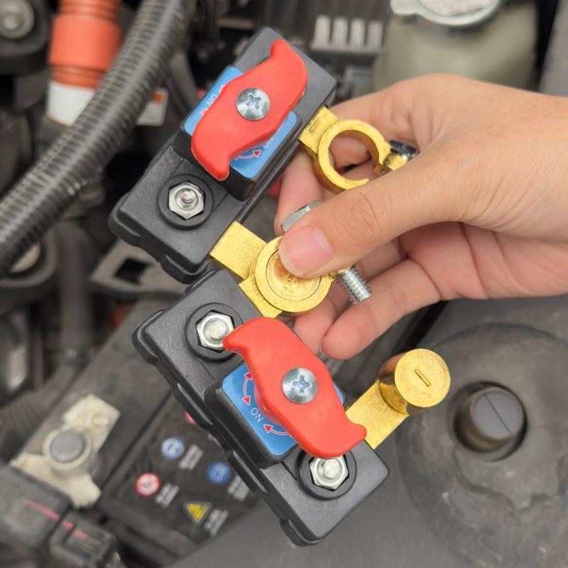 Battery Disconnect Switch 12V/24V Car Manual Automatic Circuit Breaker Universal Anti-Power Off Leakage Protector Auto Parts