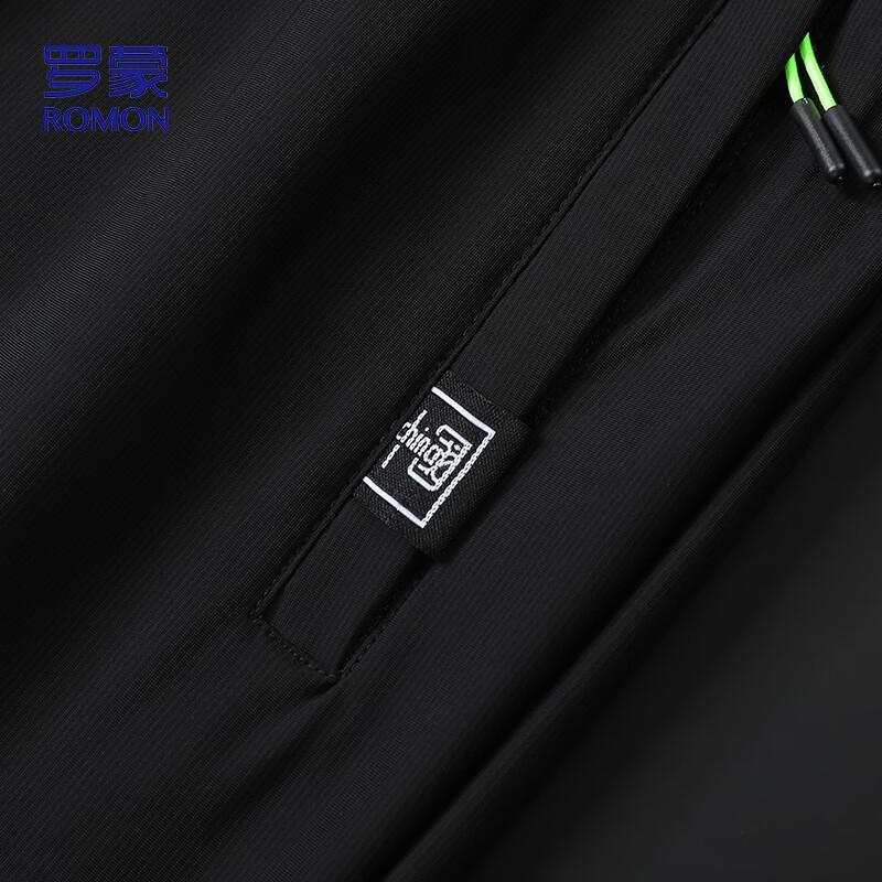 ROMON Men's Summer Ice Silk Quick-Dry Straight Leg Casual Pants