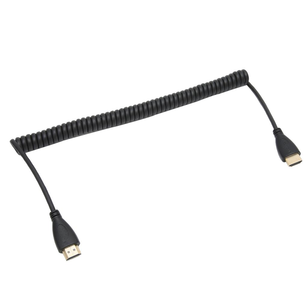 High Definition Multimedia Interface Extension Cable A Male to A Male Spring Wire 1meter