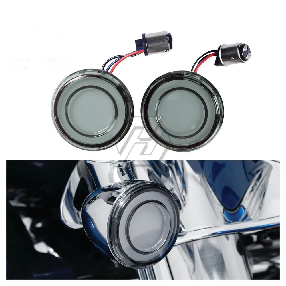 Case For Harley Touring Sportster XL Softail 2018-2021 Motorcycle 1157 Bullet Style LED Rear Turn Signal Conversions