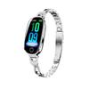F81 Women's Smartwatch: Glucose, Blood Pressure, Heart Rate, Temperature Monitor with Pedometer & Call Alerts