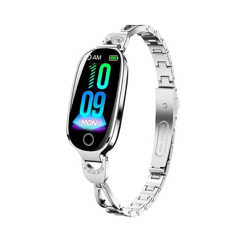 F81 Women's Smartwatch: Glucose, Blood Pressure, Heart Rate, Temperature Monitor with Pedometer & Call Alerts