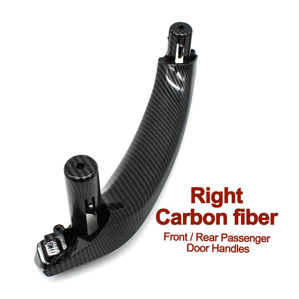 LHD RHD Auto Kohlefaser Innentür Zuziehgriff Armlehnenverkleidung Zierleiste Für BMW X3 X4 F25 F26 2010-2016