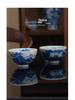 Hand-painted Blue and White Jingdezhen Ceramic Tea Cup - Landscape Design