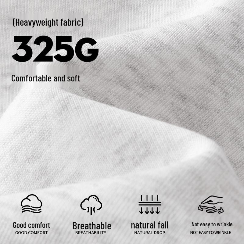 MINISO Men's Heavyweight Color Block Zip Hoodie