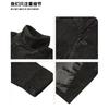 Mens Oversized Denim Jacket Turn-down Collar Single-breasted Casual Outerwear Fall Season