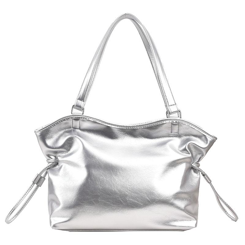 Texture Large Capacity Handbags for Women  New Solid Color Simple Retro One Shoulder Underarm Bags Casual Commute Tote Bag