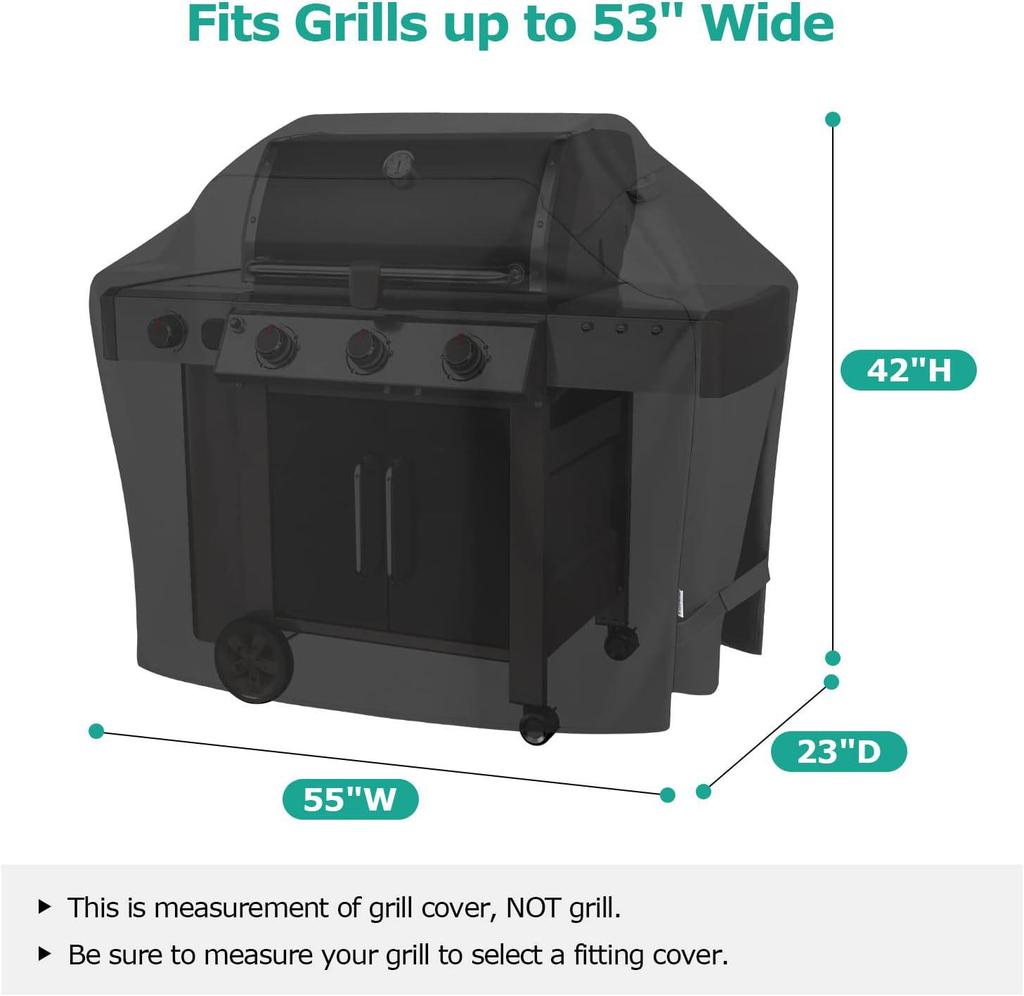 Husă Impermeabilă pentru Grătar BBQ și Mobilier de Exterior - Pânză Oxford 600D