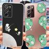 Case For Samsung Galaxy Note 20 Ultra 5G Note20 Cute Flower Cat Painted Soft Silicone TPU Cover For Samsung Note 20 20Ultra
