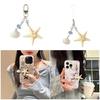 Charm Seashells Keychain Portable Resin Craft Ideal for Backpacks Keyrings