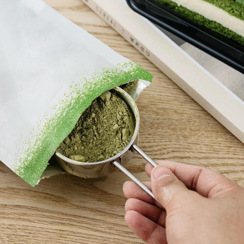 Rustfritt stål finmasket melsikt pulverisert sukker Duster mel dispenser Shaker for Matcha sjokoladepulver bakeutstyr