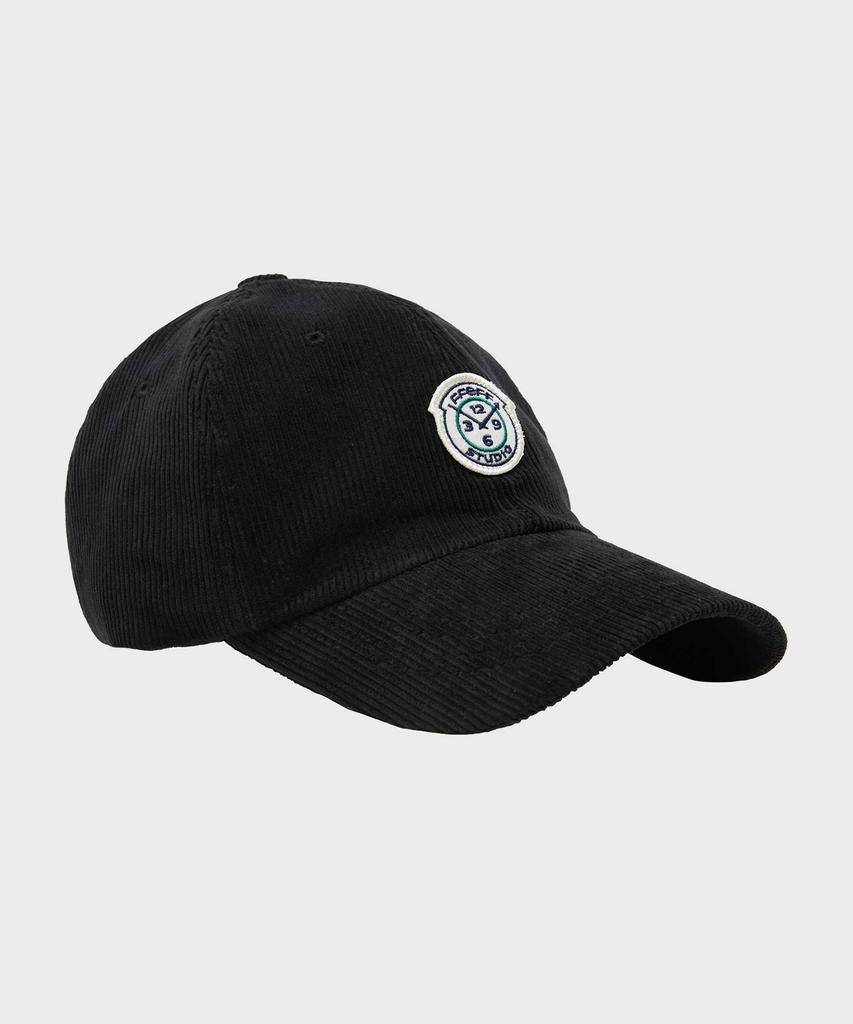 FFEFF STUDIO Signature Wappen Corduroy Ball Cap (Black)