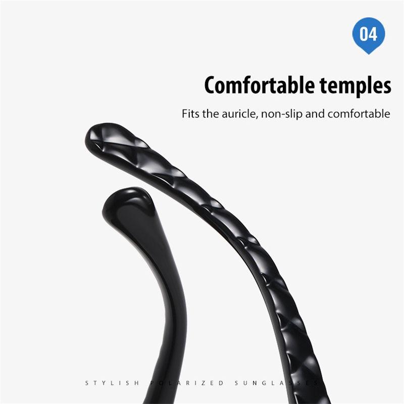 aoron Creative Design Frame Photochromic Polarized Sunglasses for Men Women Fashion Sport Driving Fishing Glasses