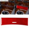 Carbon Fiber Central Storage Box Panel Trim Cover Car Interiors Accessories Decoration Sticker For Benz M-class W164 2005-2011