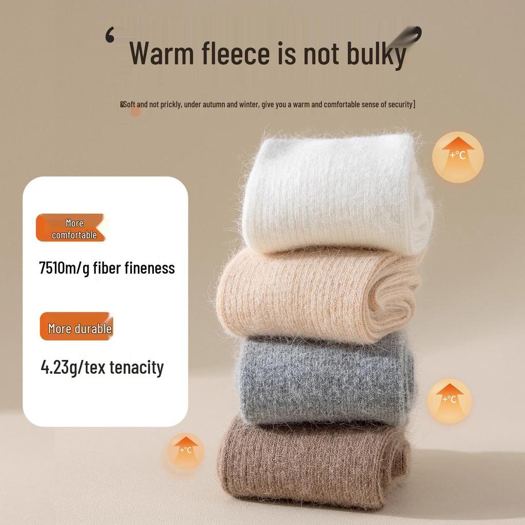 Women's Wool Mid-Calf Autumn Winter Maternity Floor Socks