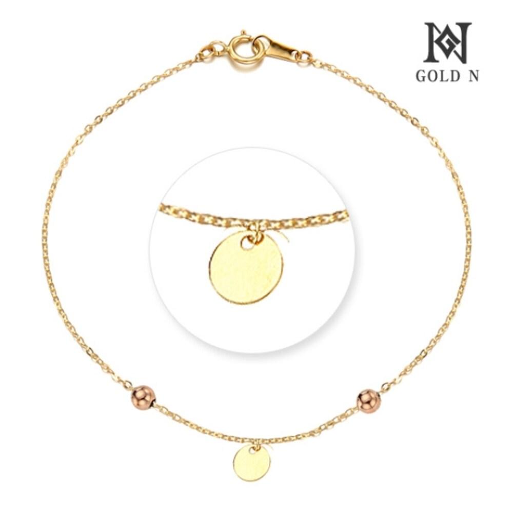[Gold N] 14K Anteball Bracelet Combo