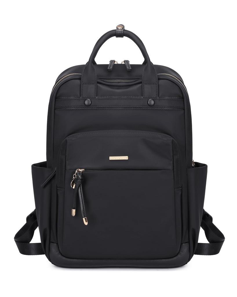 High School Business Bk12blkm [X-Pass] Women's Backpack, Stylish, Clean, Rucksack, 15.6-inch PC, A4, Business, Casual, School, Commuting, Travel,