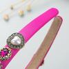 Women's Hairband Crystal Pearl Alloy Accessories Hair Band Grottoes Fine Edge Face Wash Hair Accessories