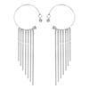 Flash Tassel Fashion Temperament Nightclub Earrings Jewelry Charm Party Elegant Earrings