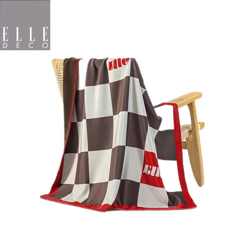 

ELLE Nutcracker Silk Velvet Throw Blanket