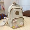 School bag female new cute ugly cute cartoon pain layer backpack high value primary and secondary school students large capacity backpack male