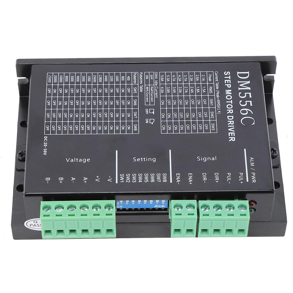 DM556C Metal Housing Stepper Motor Driver DM542 Pulse Replacement 5/24 Universal