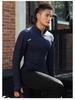 Men's Long Sleeve Half-Zip Quick-Dry Sport Shirt for Running, Training & Morning Runs - Spring, Autumn, Winter.