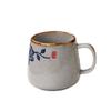 Retro Nordic Ceramic Cup Creative Underglaze Color Home Large Capacity Mug Office Coffee Cup Milk Cup Handmade Decorative Crafts