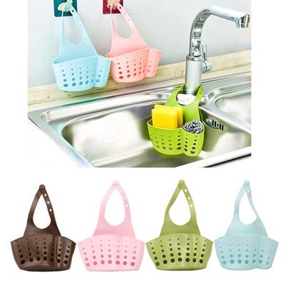 Tula Portable Hanging Kitchen Storage Drain Bag Holder Basket Sink Organizer  Rack