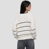 Gap Women's Logo Heart Striped Knit Sweater