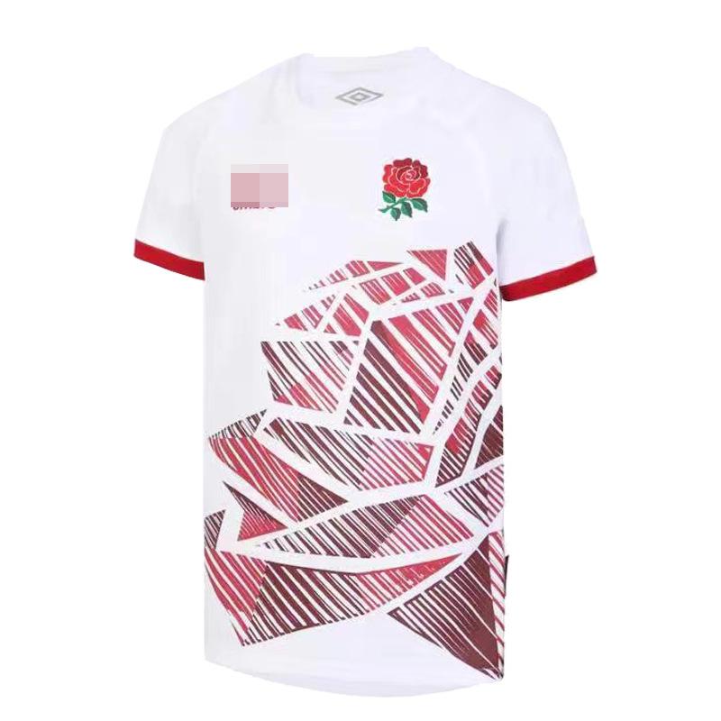22-23 England Scotland Rhino Cardiff Home Rugby Shirt Short Sleeve Top NRL English Training Shirt