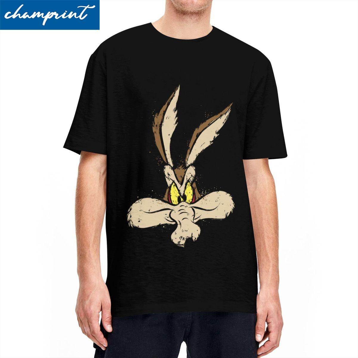 

Men Women s Roadrunner Coyote T Shirt Cotton Clothing Novelty Short Sleeve O Neck Tee Shirt Plus Size T-Shirts - Men s Summer... S разноцветный