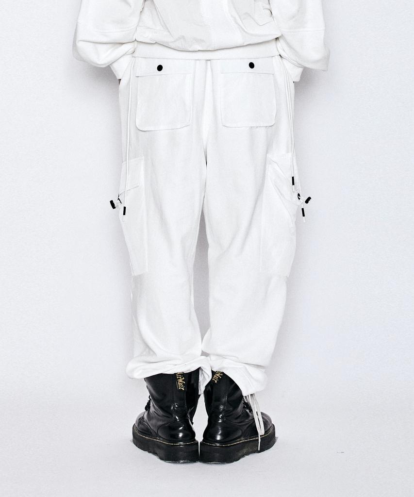 Millimillieon Basalt Hybrid Jersey Pants B07-White