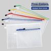 5 Waterproof A5 Storage Bags with Mesh And Zipper, Subject Classification Bags, Waterproof Exam Paper Pouches, Document Bags, Office Supplies